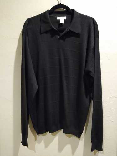 Other Anthology 100% Silk Polo Sweater