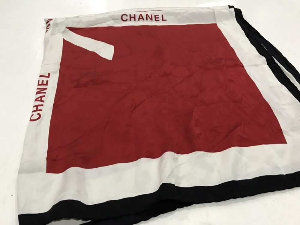 Chanel × Vintage CHANEL Large Format 100% Silk Sc… - image 1