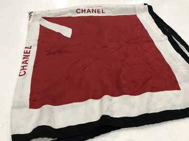 Chanel × Vintage CHANEL Large Format 100% Silk Sc… - image 1