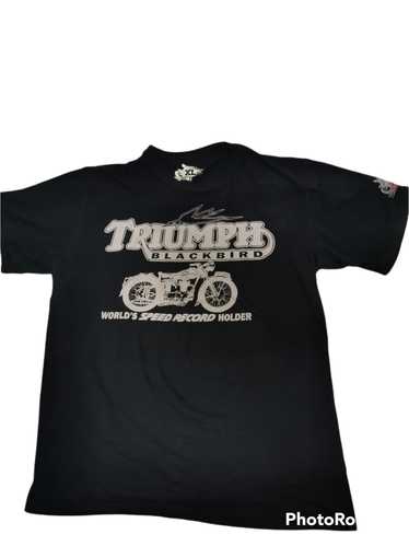 Other × Vintage Triumph Blackbird T shirt - Size … - image 1