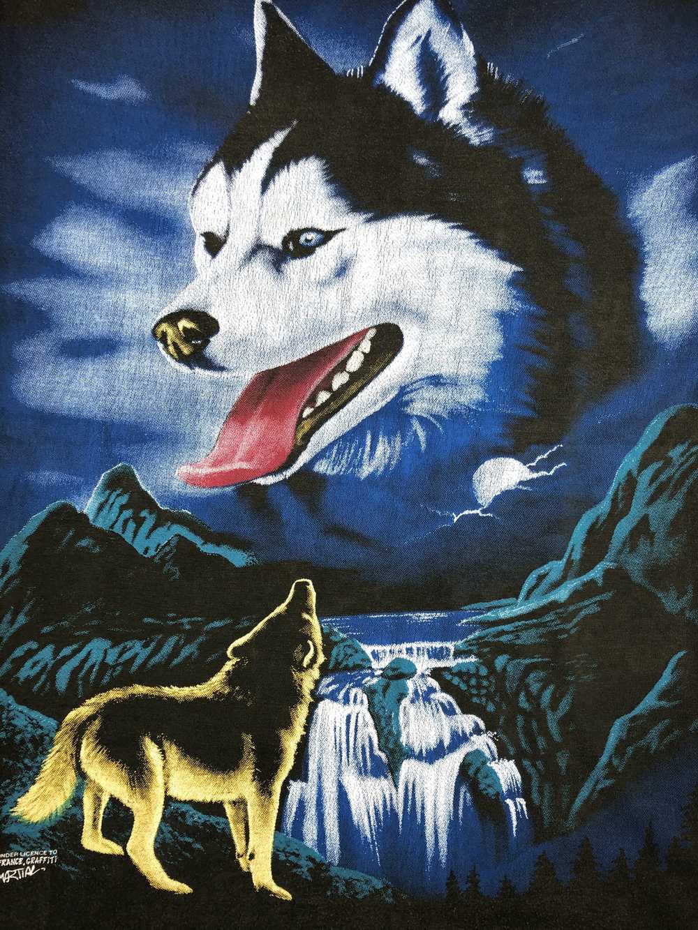 Animal Tee × Vintage Vintage Husky Dog (Wolf Wild) - image 4