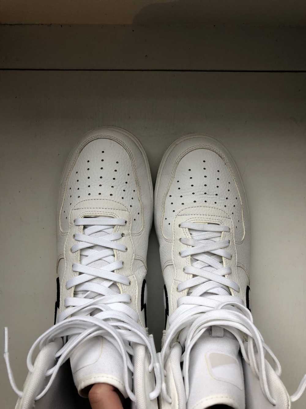 Nike Nike Air Force 1 High White Vast Grey Black - image 4
