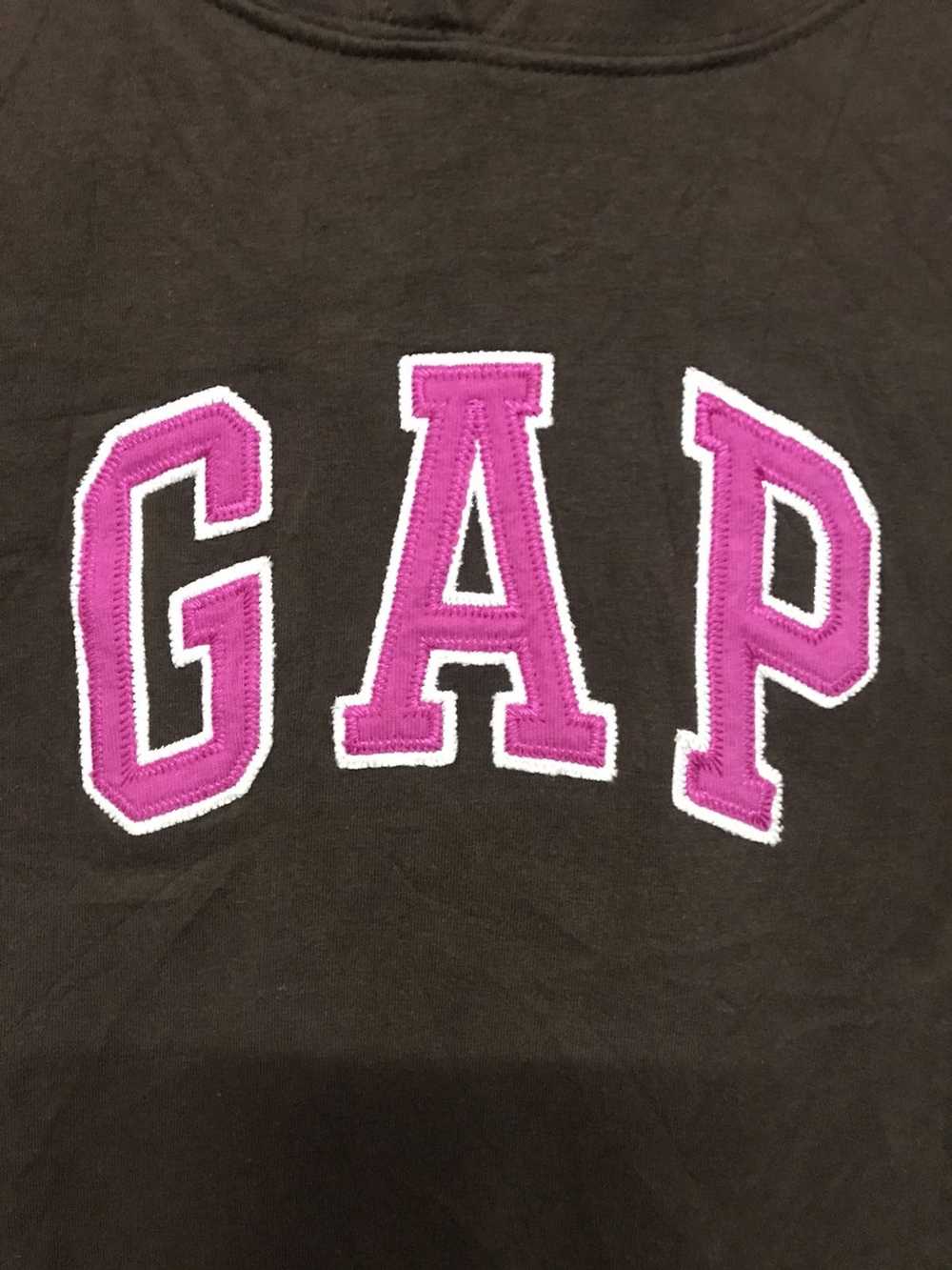 Gap × Hype × Streetwear vintage GAP Brown Spell O… - image 2