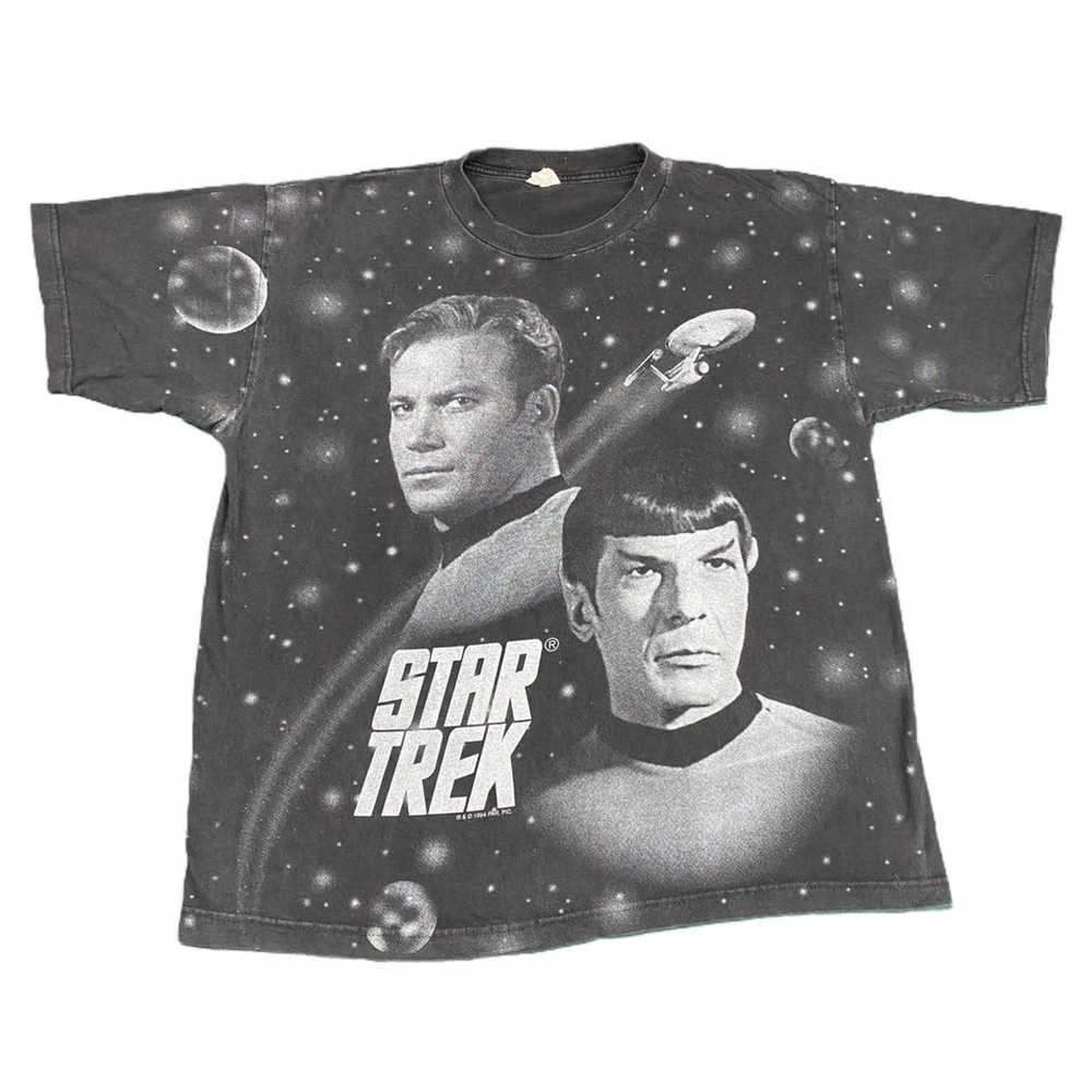 Vintage Vintage Stark Trek All Over Print Shirt - image 1