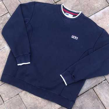 Fila FILA Box Logo Long Sleeve Essential Crewneck… - image 1