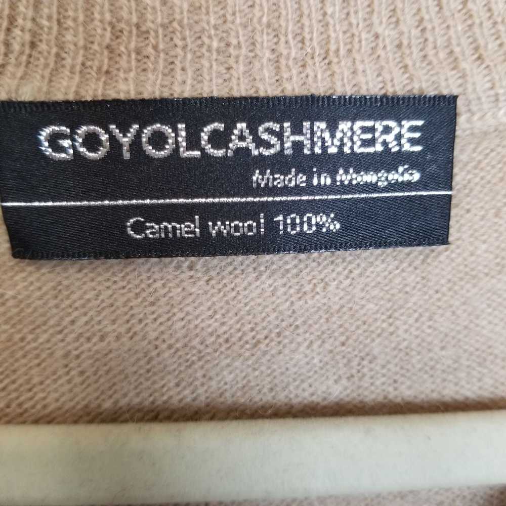 Other Goyol Cashmere Mens 100% Camel Wool Argyle … - image 4