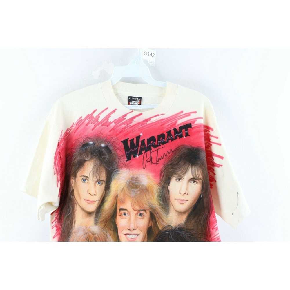 Streetwear × Vintage Vintage 80s Warrant Rock N R… - image 2