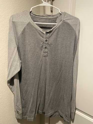 Chaps Long sleeve grey T shirt - image 1