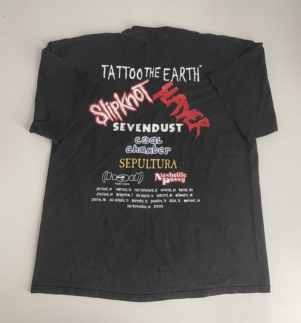Slipknot × Vintage Vintage 2000 Slipknot tattoo t… - image 3