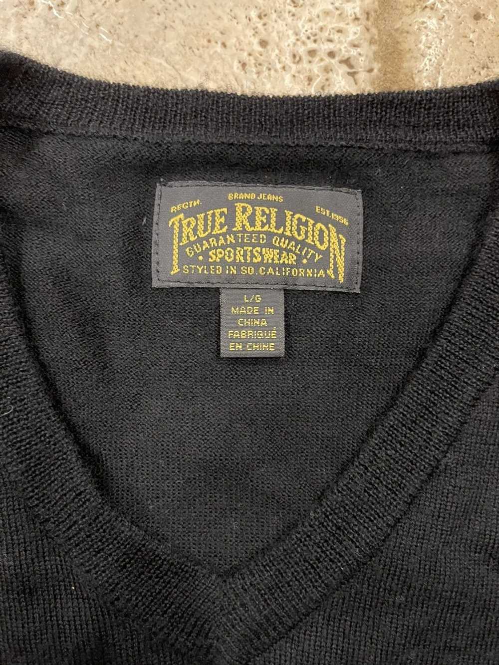 True Religion True Religion Black Logo Sweater - image 8