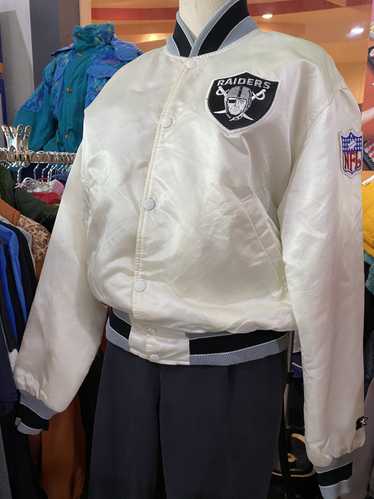 Oakland Raiders VINTAGE RAIDERS NFL JACKET SATIN … - image 1