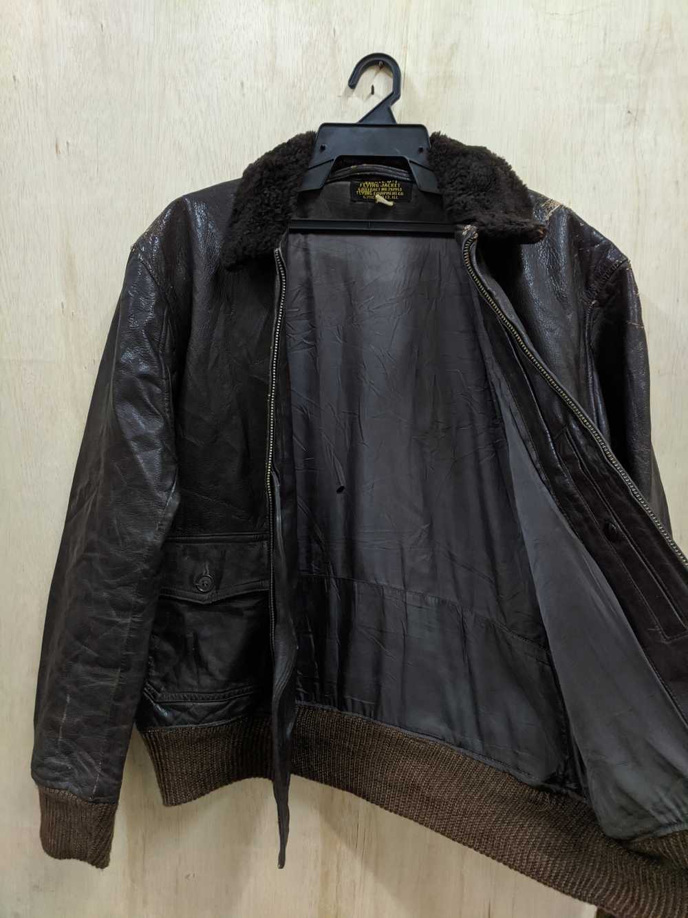 Military × Vintage Vintage 50s 60s Flying Jacket … - image 10