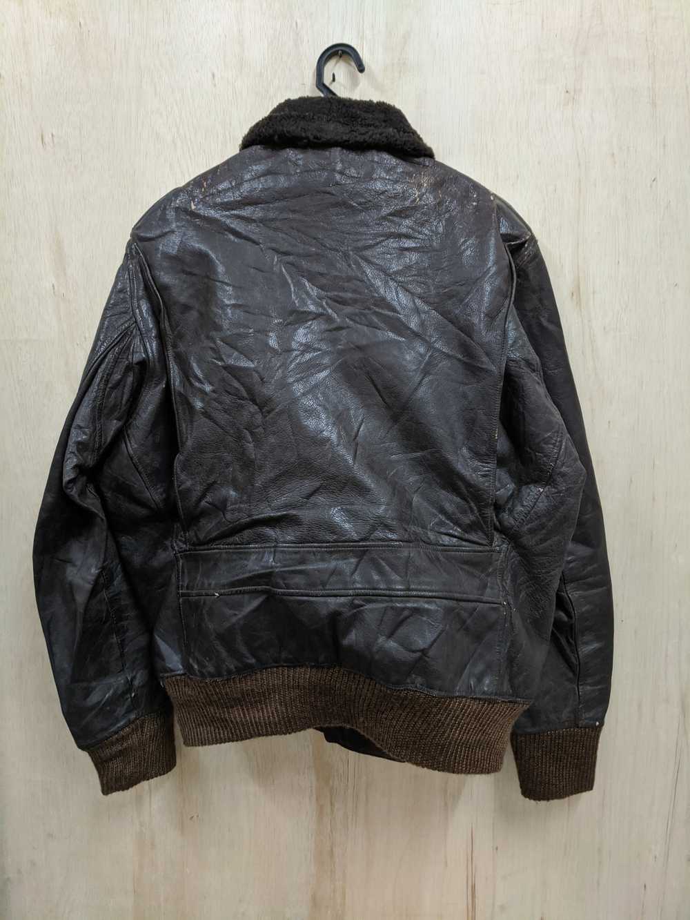 Military × Vintage Vintage 50s 60s Flying Jacket … - image 8