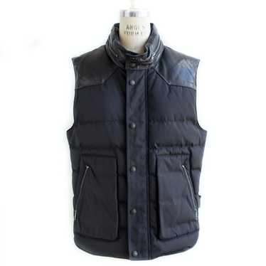 Coach COACH Mens Black Quilted Vest SMALL - Leath… - image 1