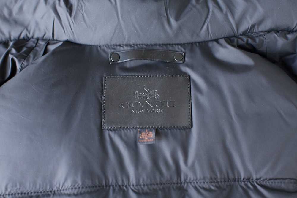 Coach COACH Mens Black Quilted Vest SMALL - Leath… - image 6