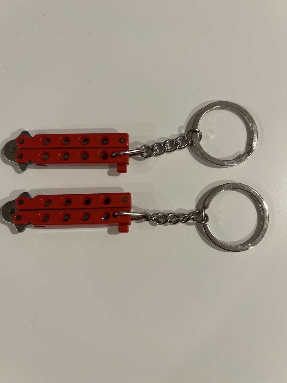 Supreme Supreme Balisong Butterfly Knife Keychain… - image 2