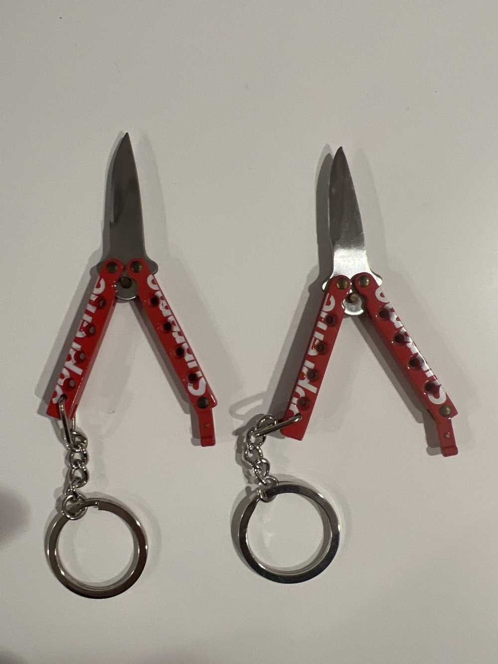 Supreme Supreme Balisong Butterfly Knife Keychain… - image 3