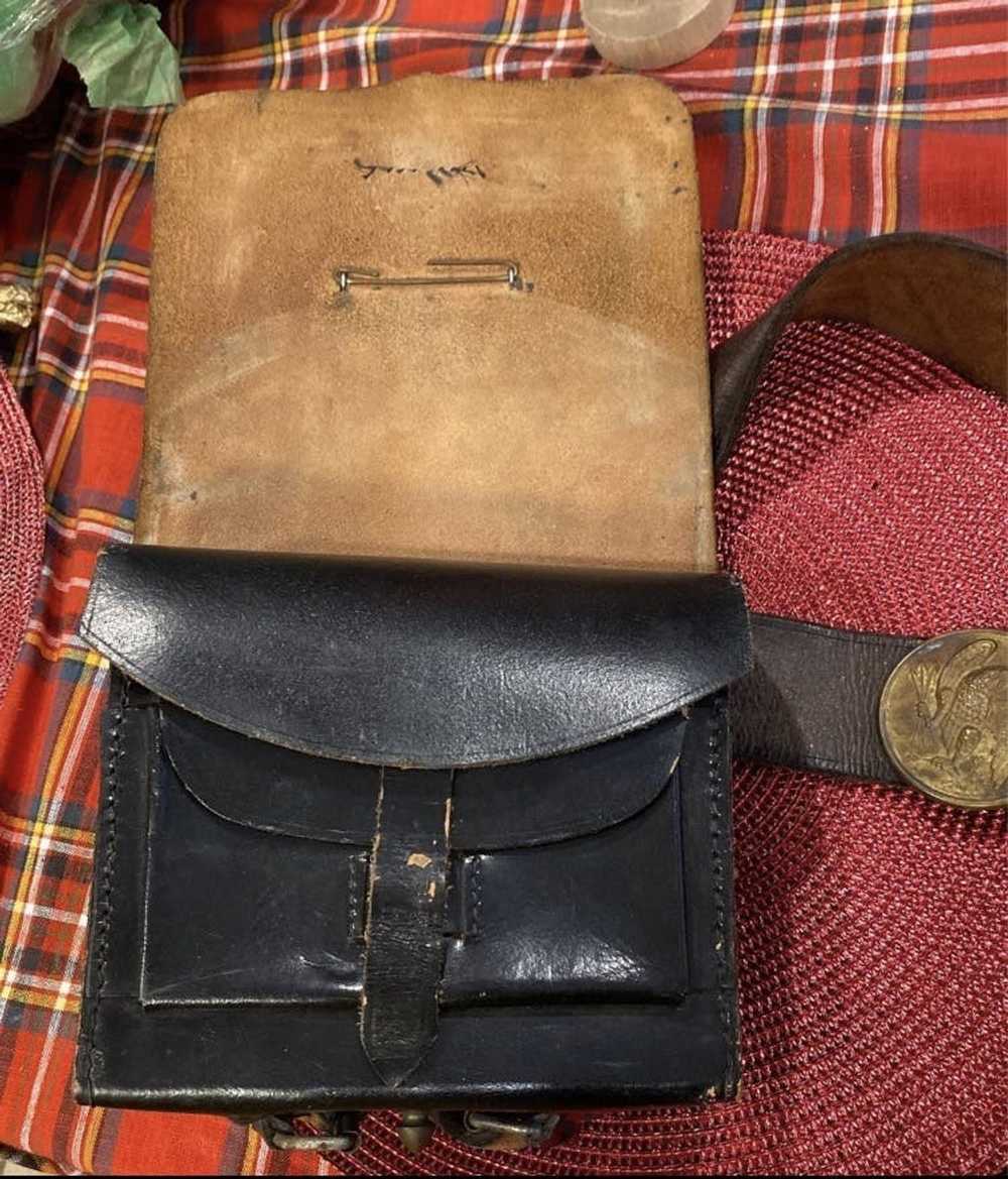 Vintage Civil War Satchel Bag - image 4