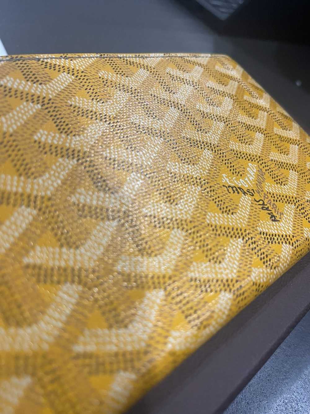 Goyard Goyard Yellow Long Richelieu Leather Canva… - image 1