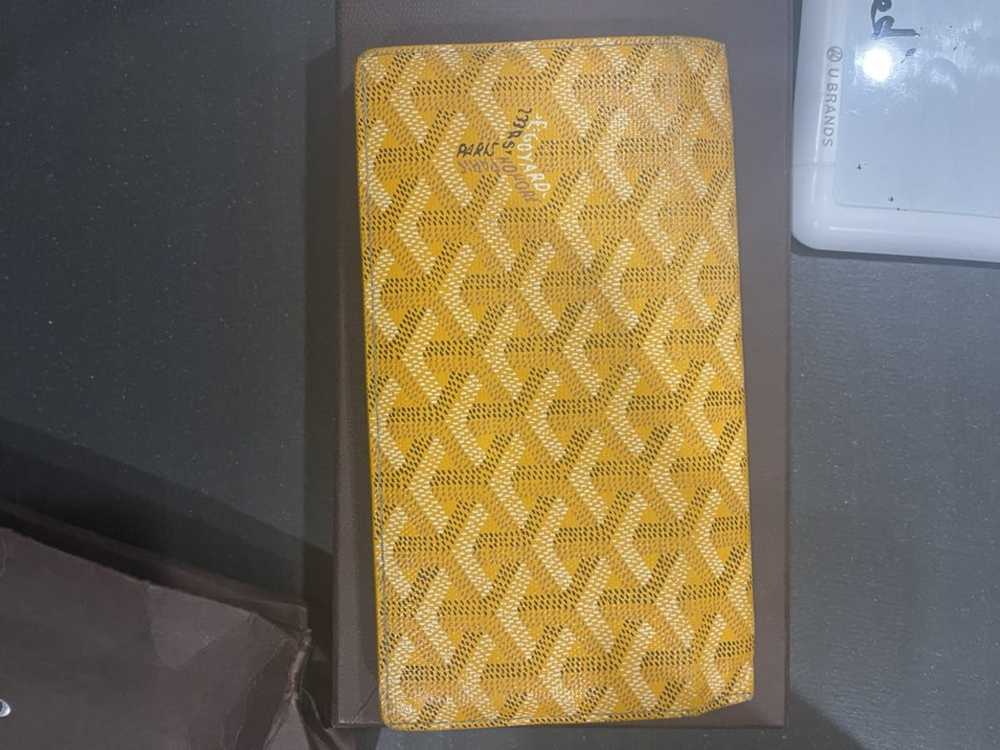 Goyard Goyard Yellow Long Richelieu Leather Canva… - image 4