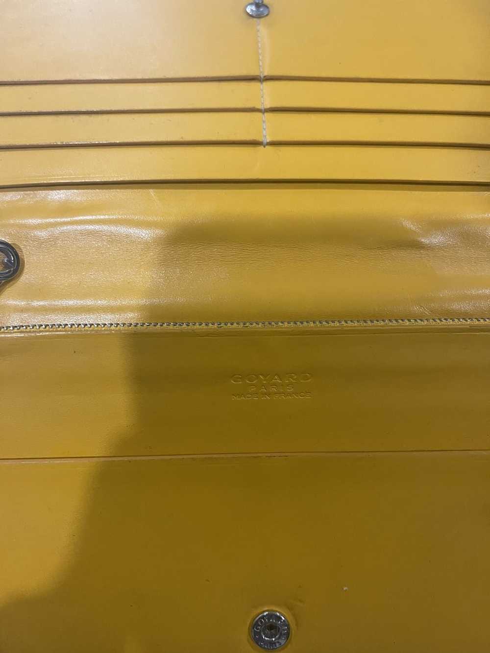 Goyard Goyard Yellow Long Richelieu Leather Canva… - image 8