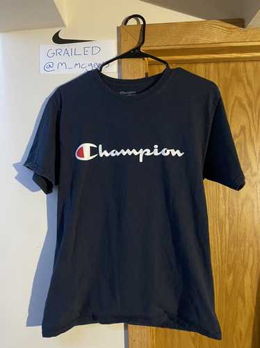Champion Champion Navy Essentials Logo Tee