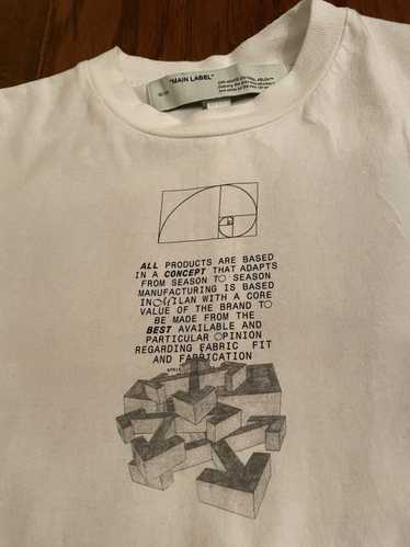 OFF WHITE c o VIRGIL ABLOH White Ruined Factory T-Shirt – S U L É