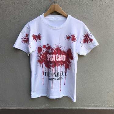 Movie × Vintage Vintage 90s PSYCHO movie horror t… - image 1