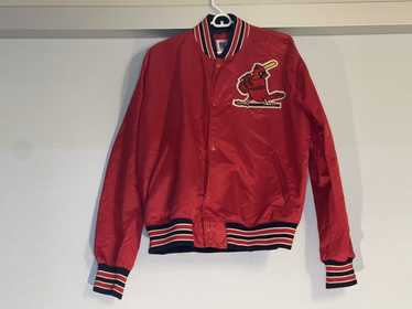 Rare Vintage STARTER St. Louis Cardinals Baseball Satin Varsity Jacket 90s  Red L
