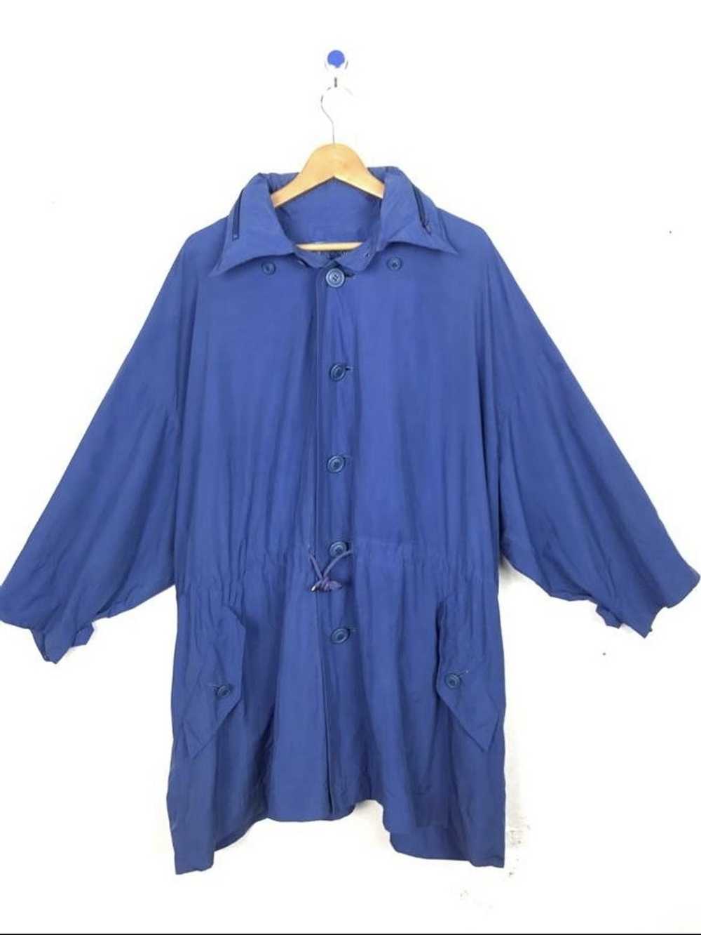 Issey Miyake THE BEATLES HELP! Blue Wind Coat - image 1