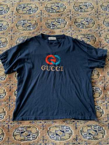 Vintage gucci embroidered tee - Gem