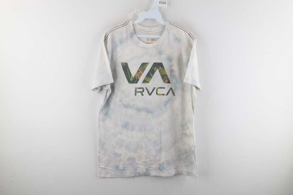 Rvca × Vintage RVCA Distressed Out Floral Acid Wa… - image 1