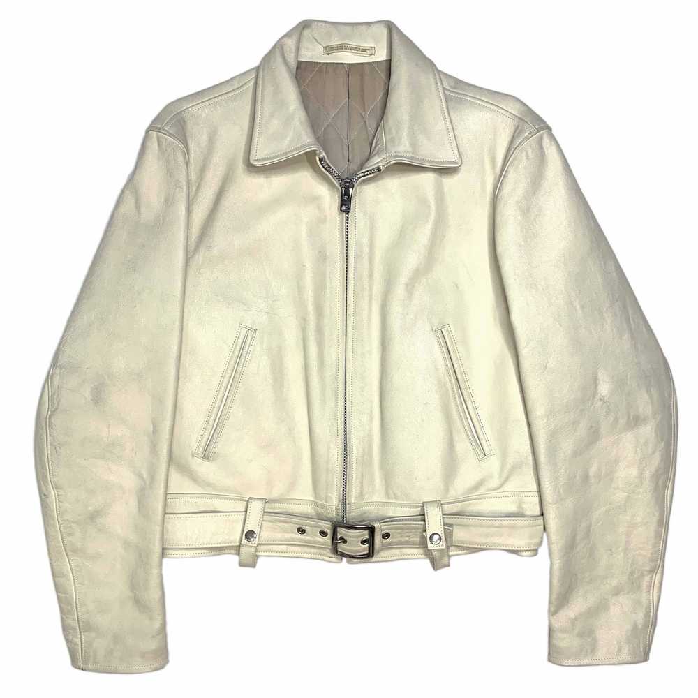Yohji Yamamoto Belted Leather Jacket - image 1