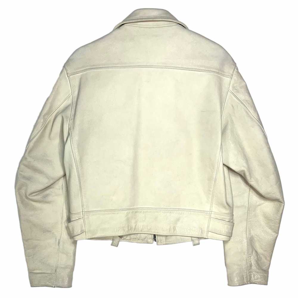 Yohji Yamamoto Belted Leather Jacket - image 3