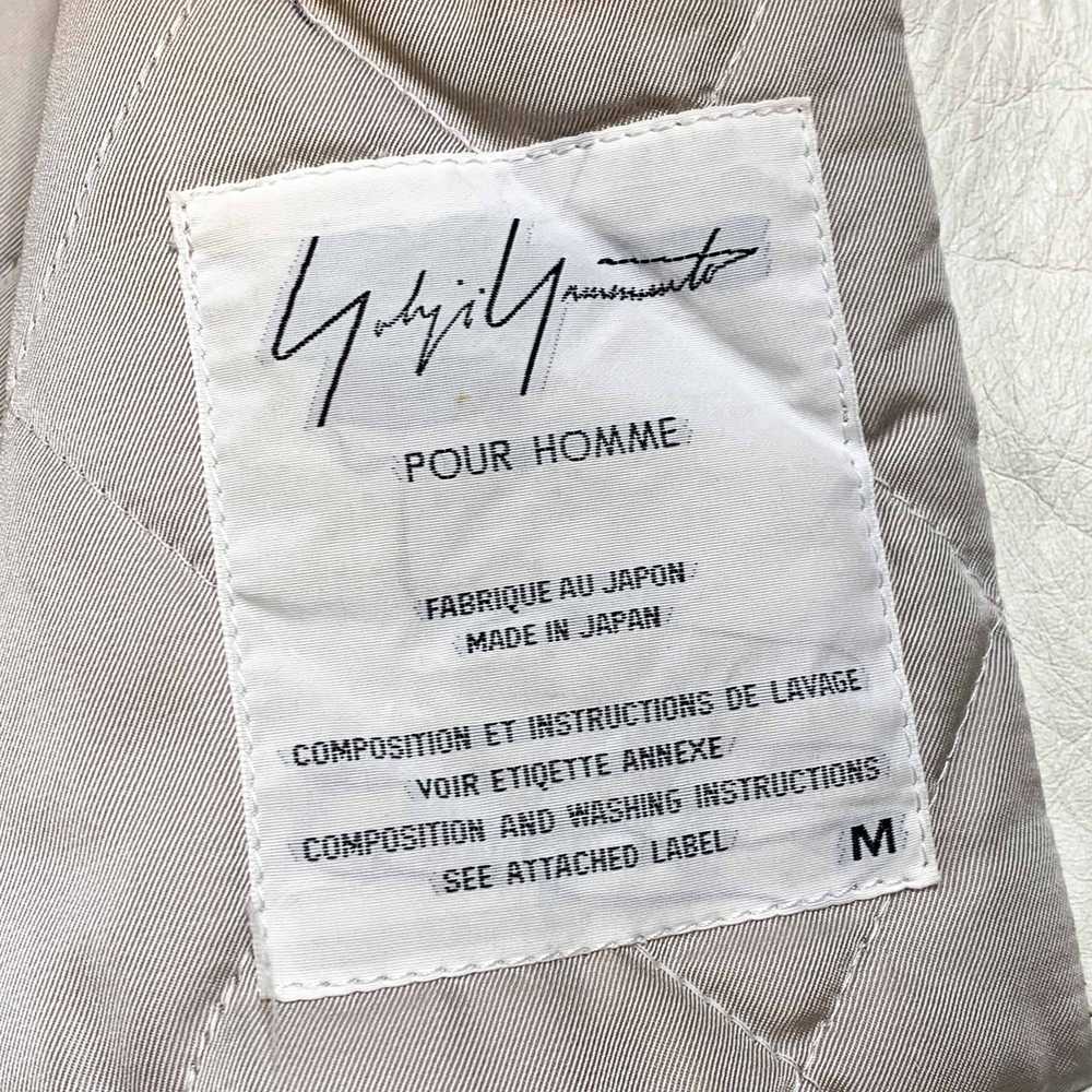 Yohji Yamamoto Belted Leather Jacket - image 4