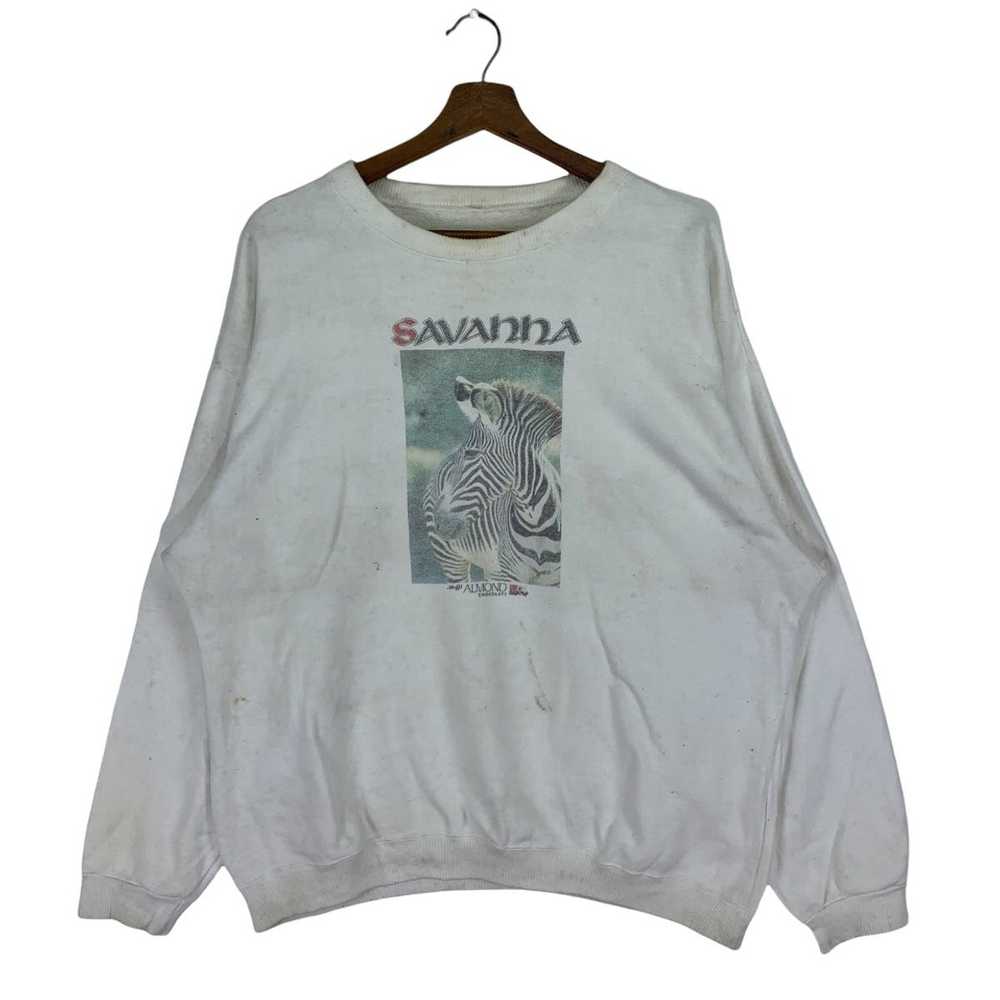 Almond × Animal Tee × Vintage 90s Savanna Meiji A… - image 1