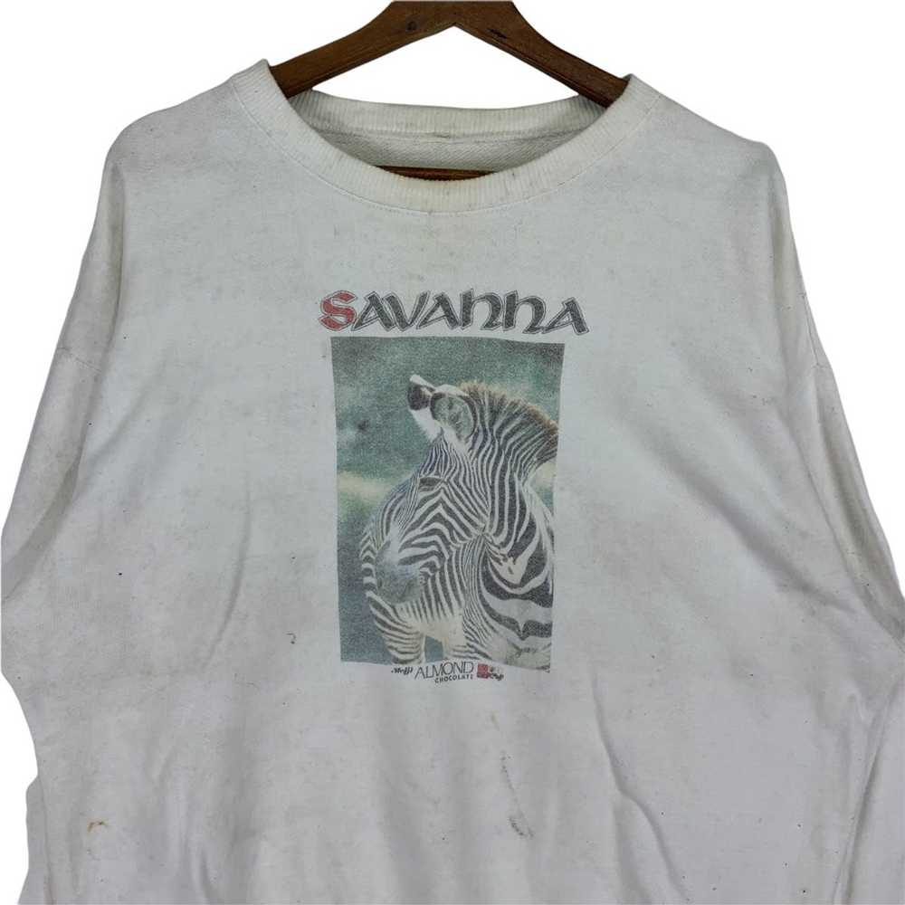 Almond × Animal Tee × Vintage 90s Savanna Meiji A… - image 2