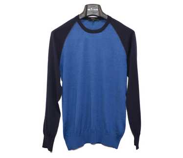 Gucci Men's Gucci Pullover Sweater S Blue Wool & … - image 1