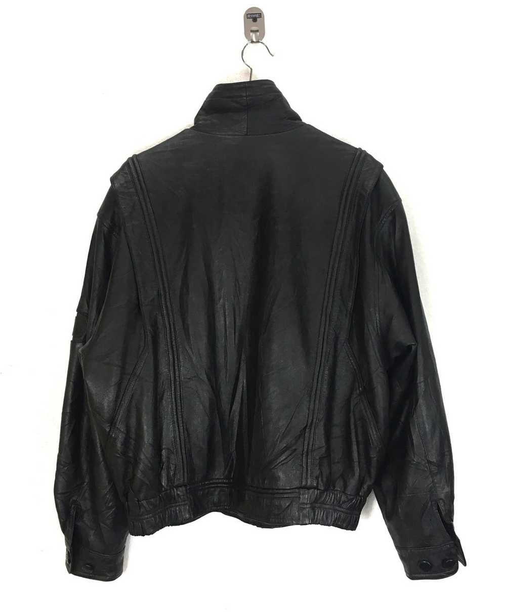 Pierre Balmain Pierre Balmain Leather Moto Jacket - image 2