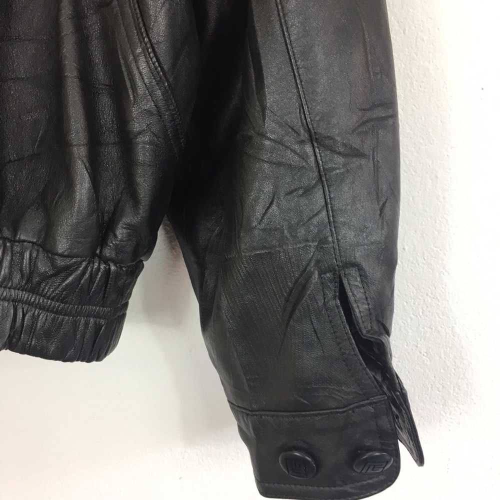 Pierre Balmain Pierre Balmain Leather Moto Jacket - image 8