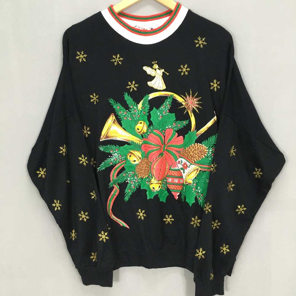 Vintage 1993 Nutcracker Sweatshirt, Christmas Mot… - image 3
