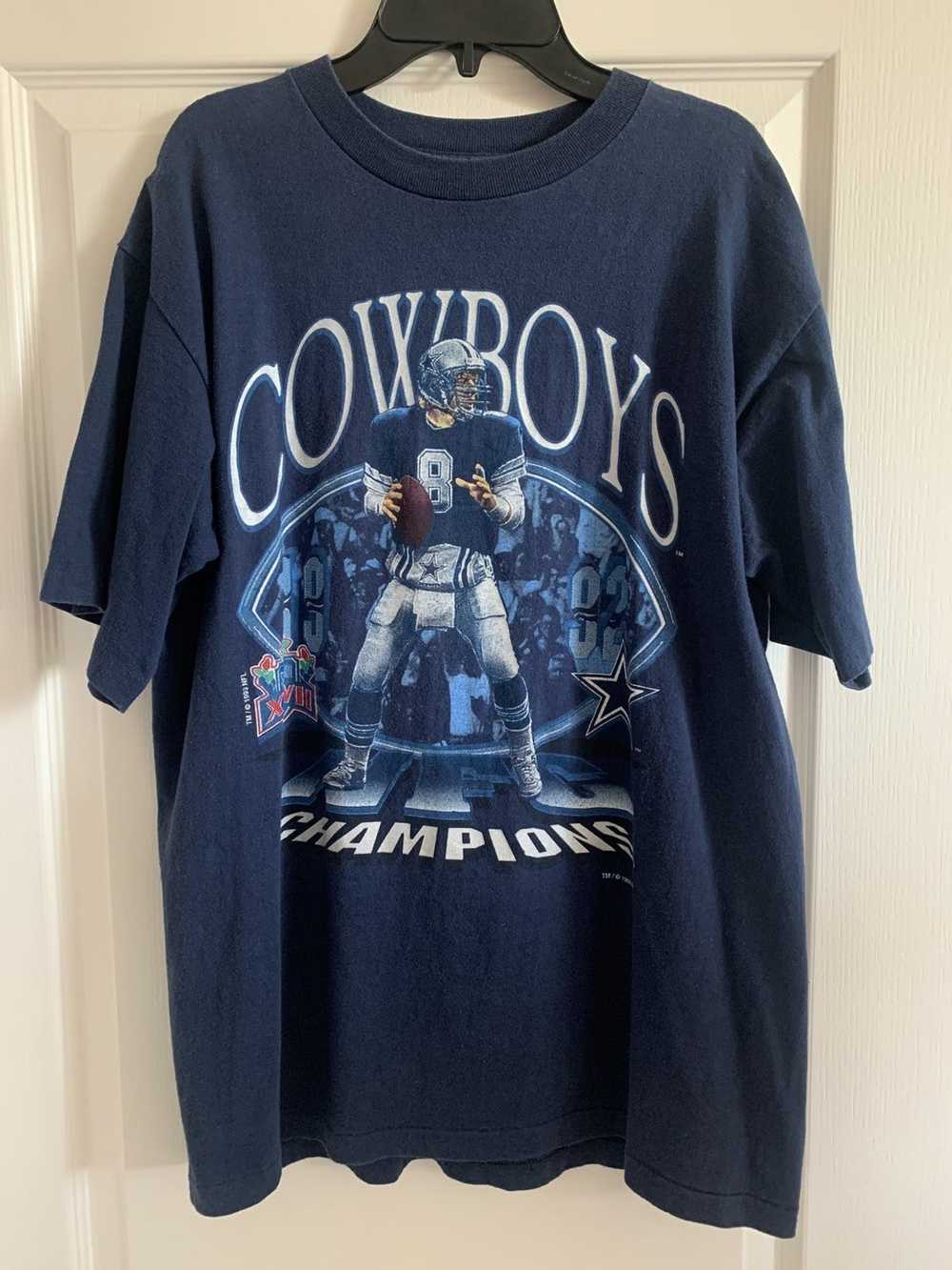 1993 SALEM x DALLAS COWBOYS Made in USA Size L Vintage NFL T-Shirt / E –  FISHTALE VINTAGE