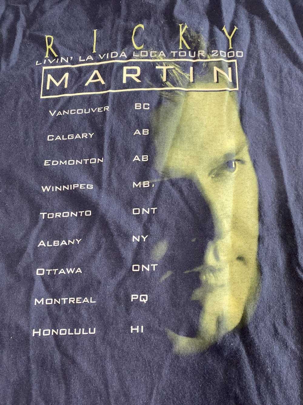 Vintage Ricky Martin T-shirt 200 - image 4