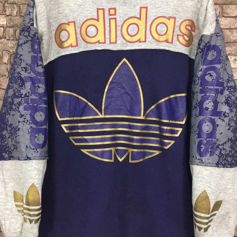 Adidas × Sportswear × Vintage 90's Adidas Hoodie … - image 10