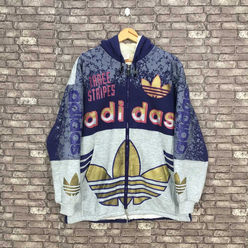 Adidas × Sportswear × Vintage 90's Adidas Hoodie … - image 1