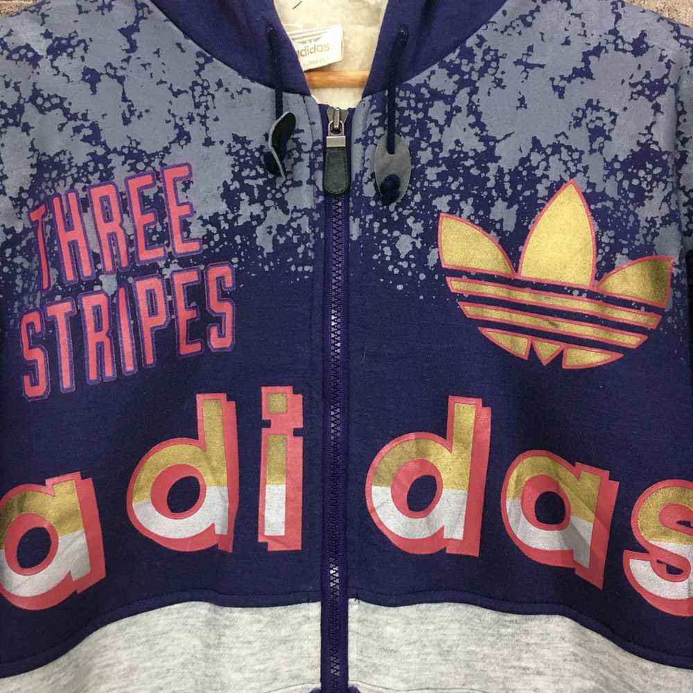 Adidas × Sportswear × Vintage 90's Adidas Hoodie … - image 3