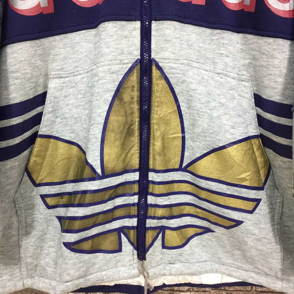 Adidas × Sportswear × Vintage 90's Adidas Hoodie … - image 4