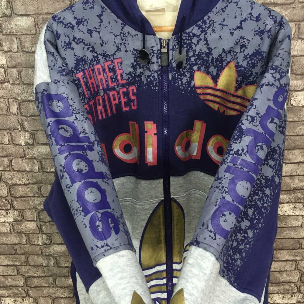 Adidas × Sportswear × Vintage 90's Adidas Hoodie … - image 7