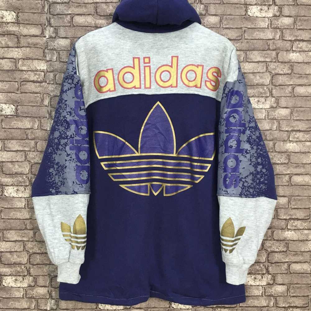 Adidas × Sportswear × Vintage 90's Adidas Hoodie … - image 9