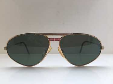 Ferrari Vintage 80s Ferrari Gold Sunglasses Frame - image 1